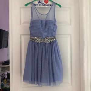 Sparkly purple formal dress